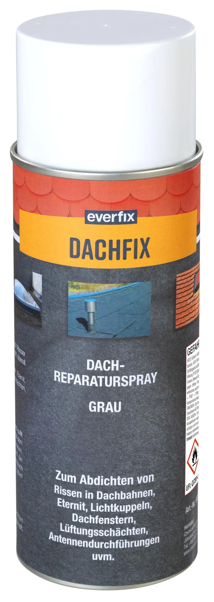 Dachreparaturspray, Grau, 400 ml - 2