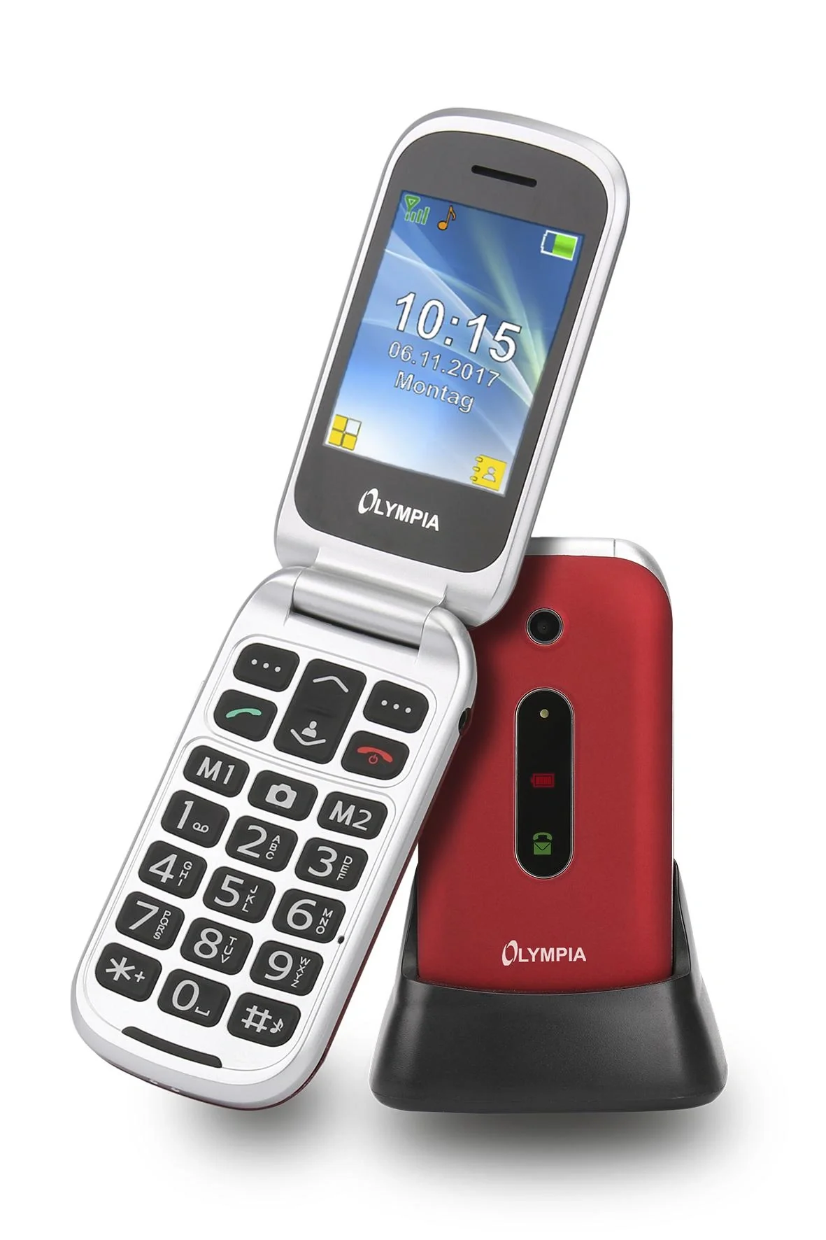 Großtasten Klapphandy, rot - 11