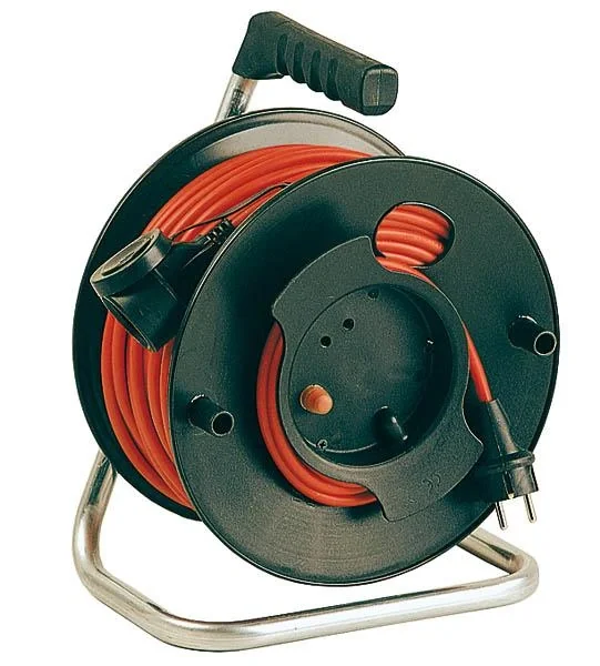 Geräte Kabeltrommel 50 m Gummikabel rot, 285 mm Durchmesser - 3