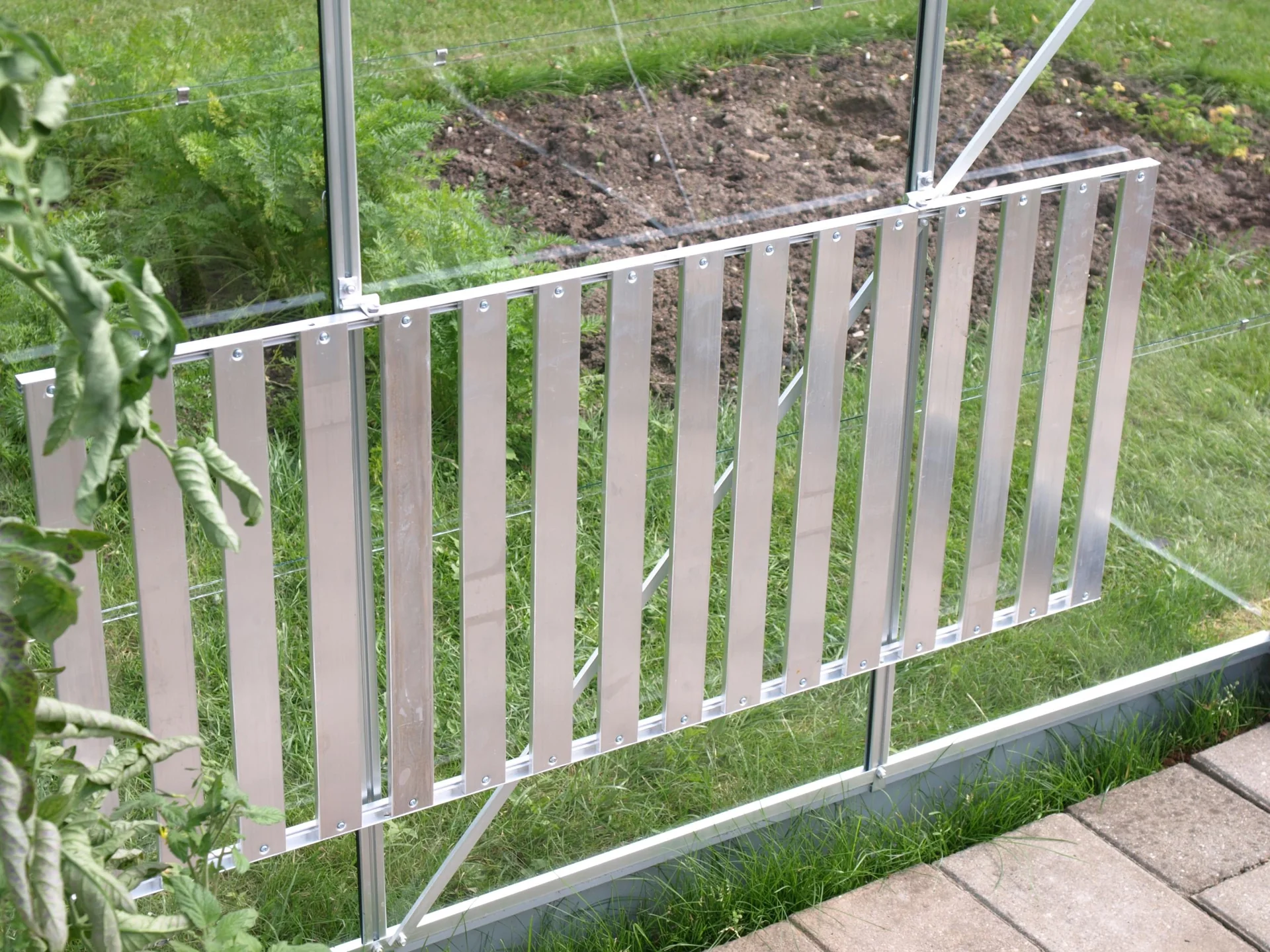 Alutisch, Farbe abklappbar, Farbe 120 x 56 x 81 cm, Farbe alu - 3