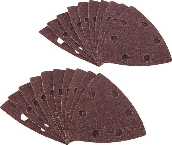 Schleifpapier Set 20-teilig für Dreieckschleifer, Korn 80 - 2
