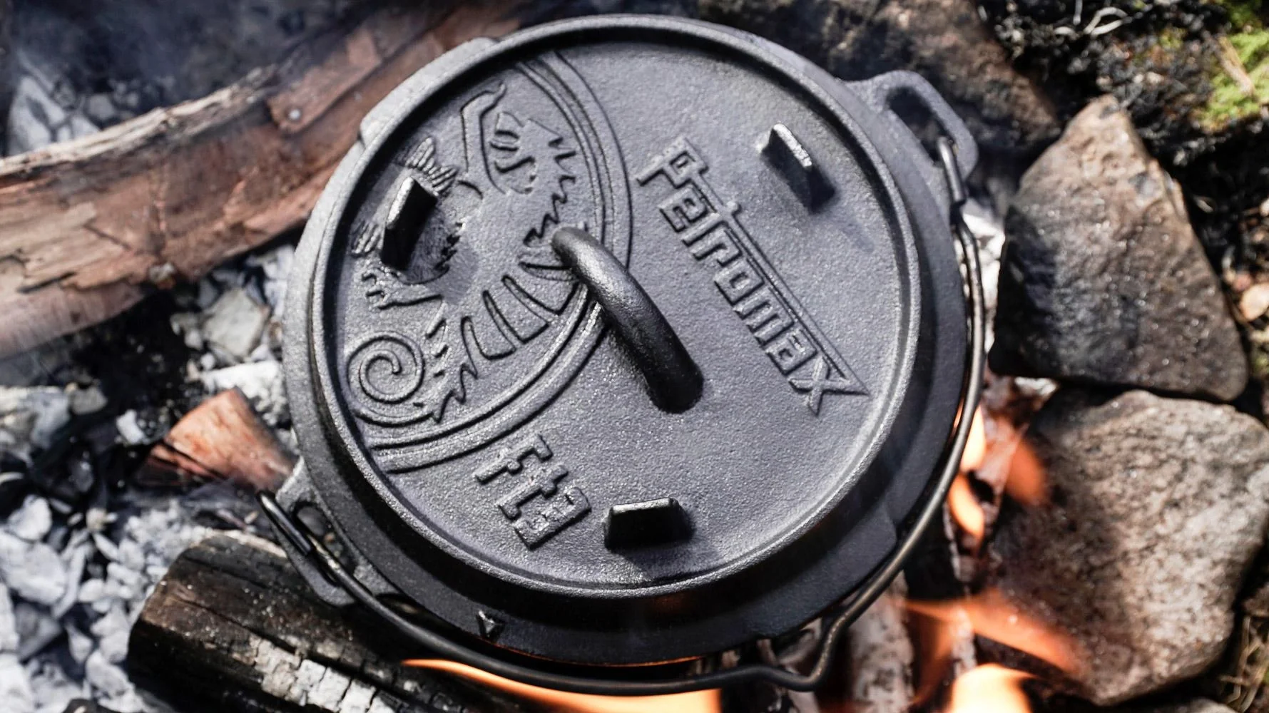 Feuertopf (3qt) planer Boden (ohne Füße) - 8