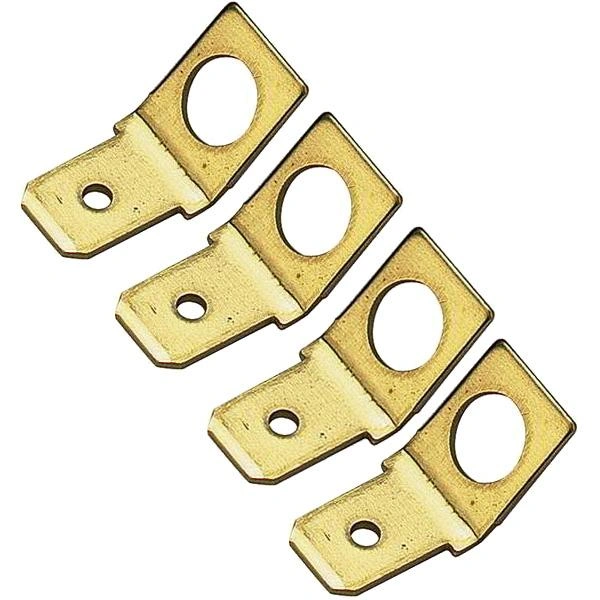 Batterieadapter von M5 auf 6,3 mm - 4er Pack (passend für 2 Akkus) - 1