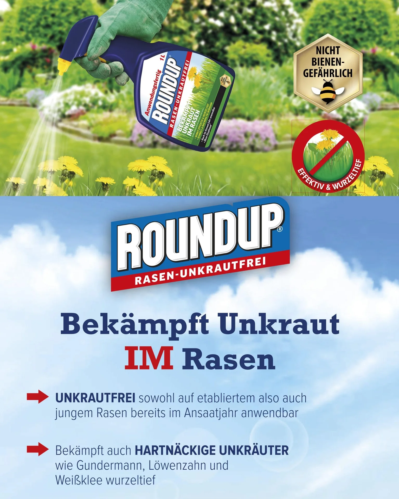 Rasen-Unkrautfrei AF 1 L - 4