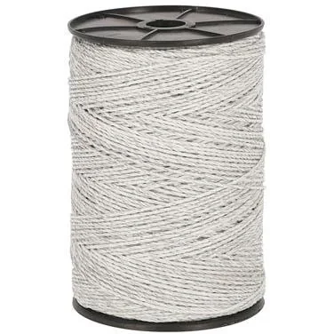 Klassischer Zaundraht 500M Weiß, 6X 0,20 Edelstahl - 2