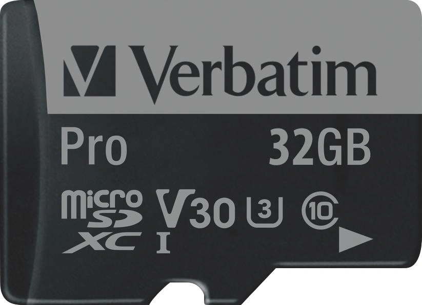 32 GB microSDHC Speicherkarte mit SD Karten-Adapter, U3, UHS-I - 3