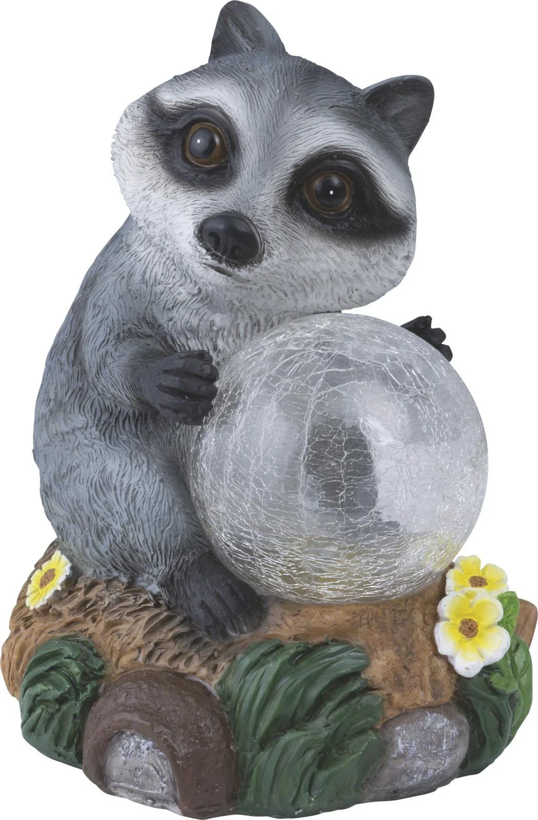 Solar LED Leuchte Waschbär - 3