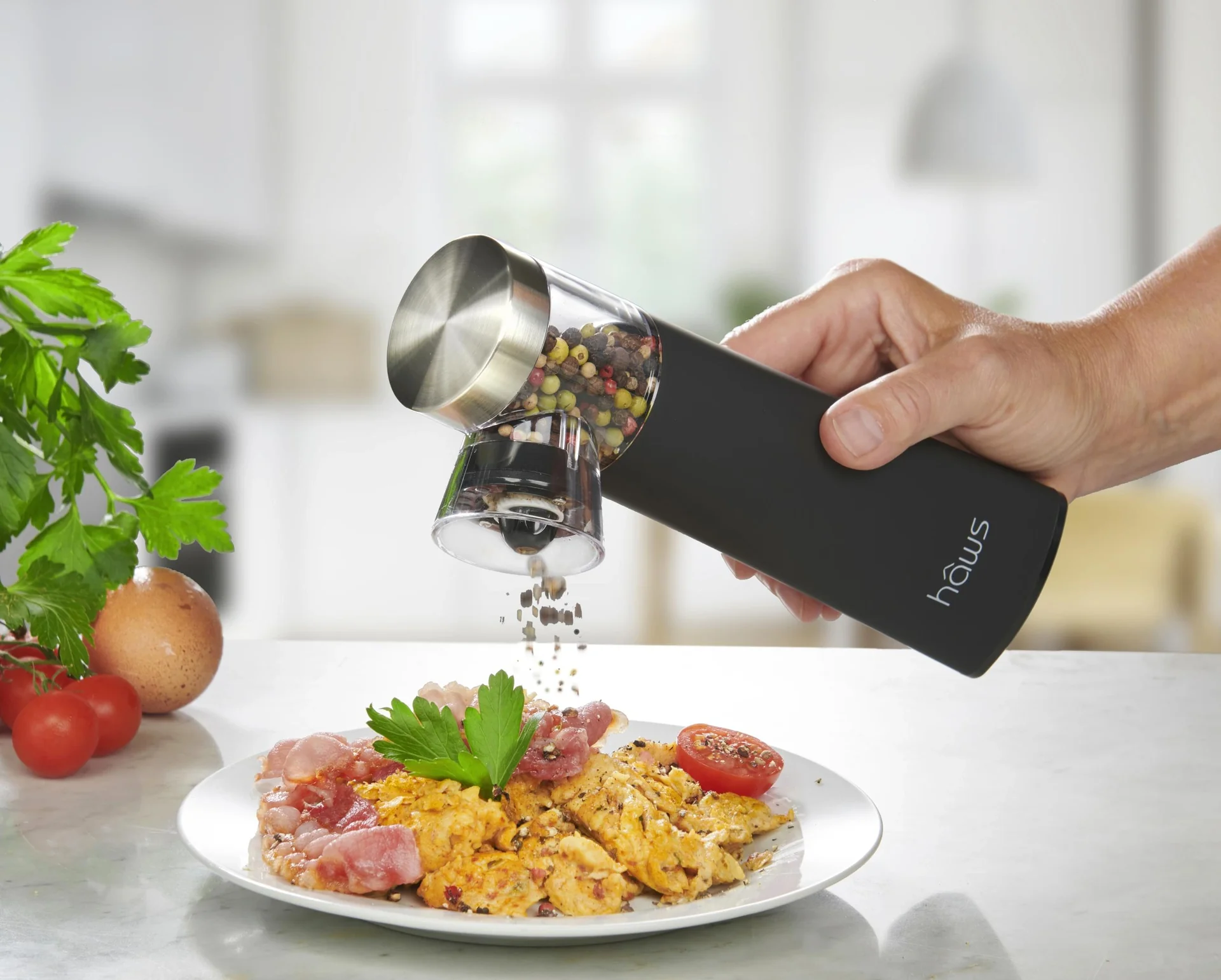 Elektro Kipp-Salz- und Pfeffermühle mit Keramik-Mahlwerk - 6