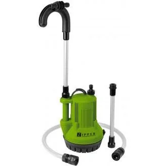 Regentonne Tauchpumpe - ZI-RTP350 - 350W - 230V mit Gartenschlauch 20 und Düsensatz - 5