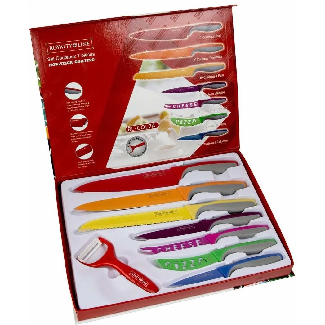 RL-COL7A - 7-teiliges Messerset - mit Schäler - 2