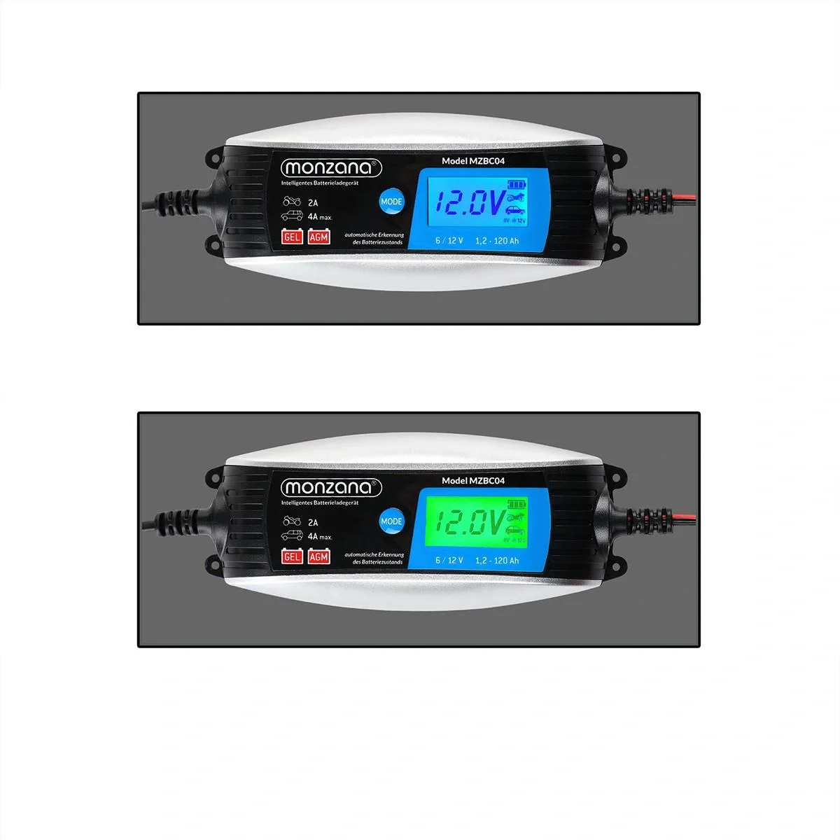 Starthilfekabel - Batterieladegerät - Auto - 6V 12V Schwarz - 7