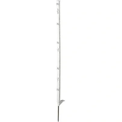 Klassischer Kunststoffmast 105 cm, einstufig, weiß (5 Stück) - 1