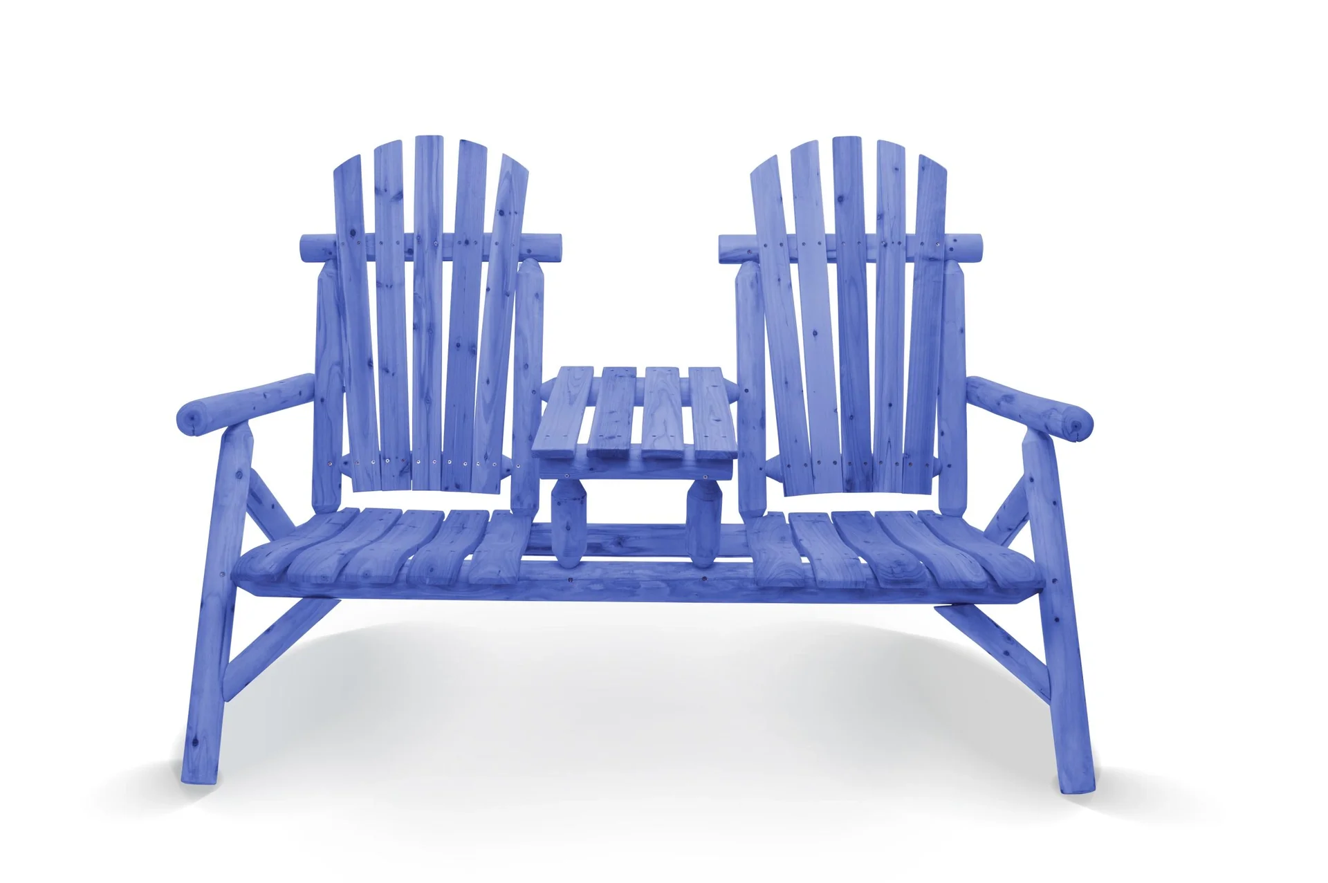 Bank 2-Sitzer mit Tisch Timber FSC 100% - 11