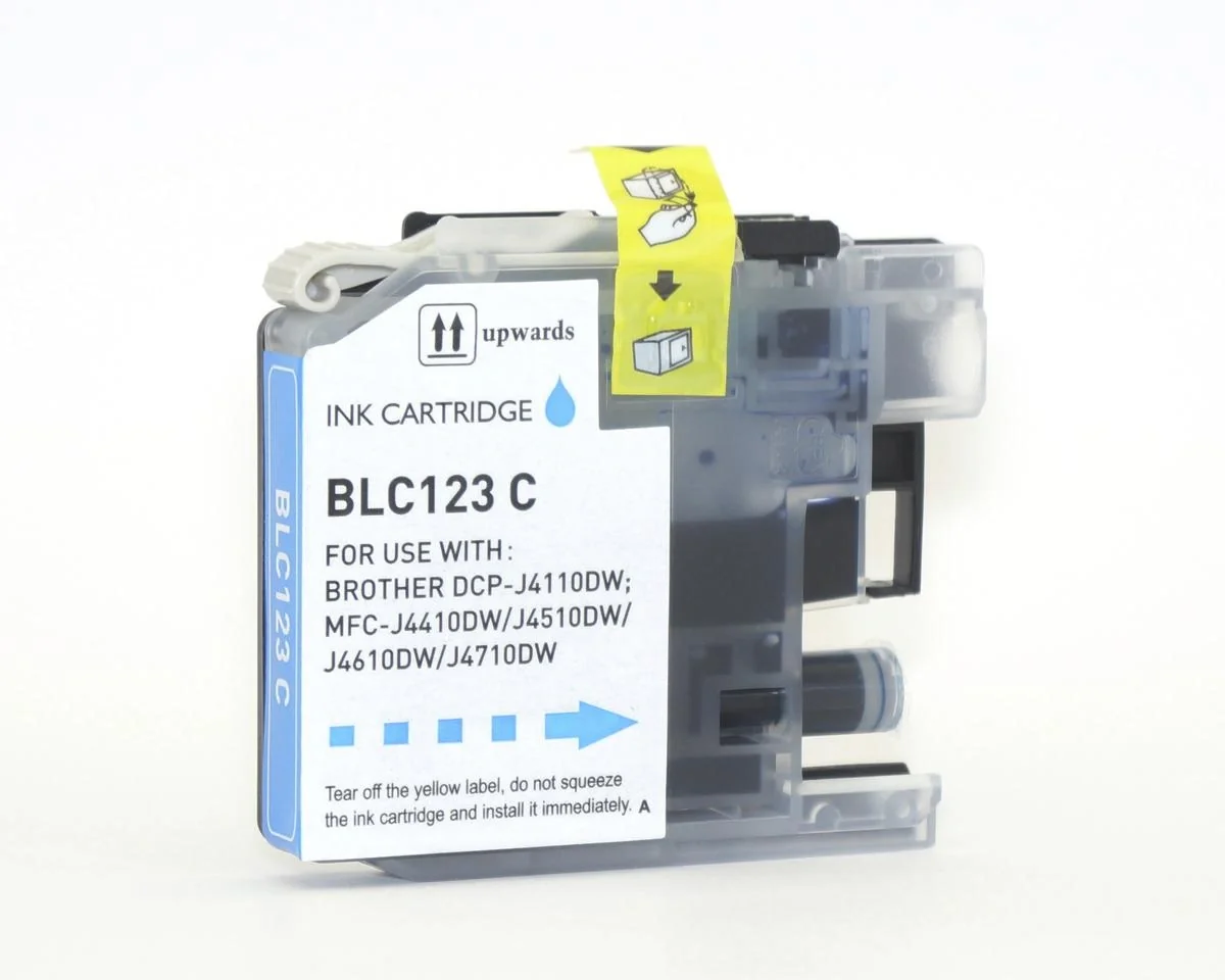 Druckerpatrone für Brother LC123C08 Cyan - 3