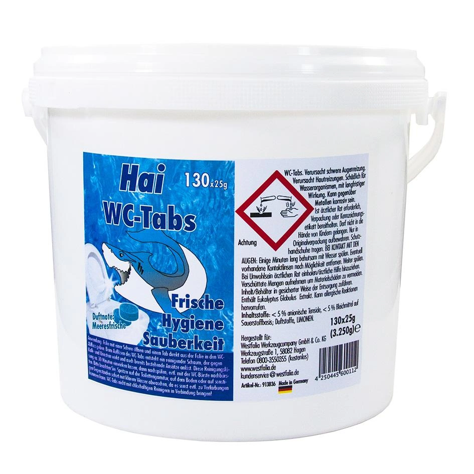 WC-Tabs, "Meeresfrische", 130 Stück - 2