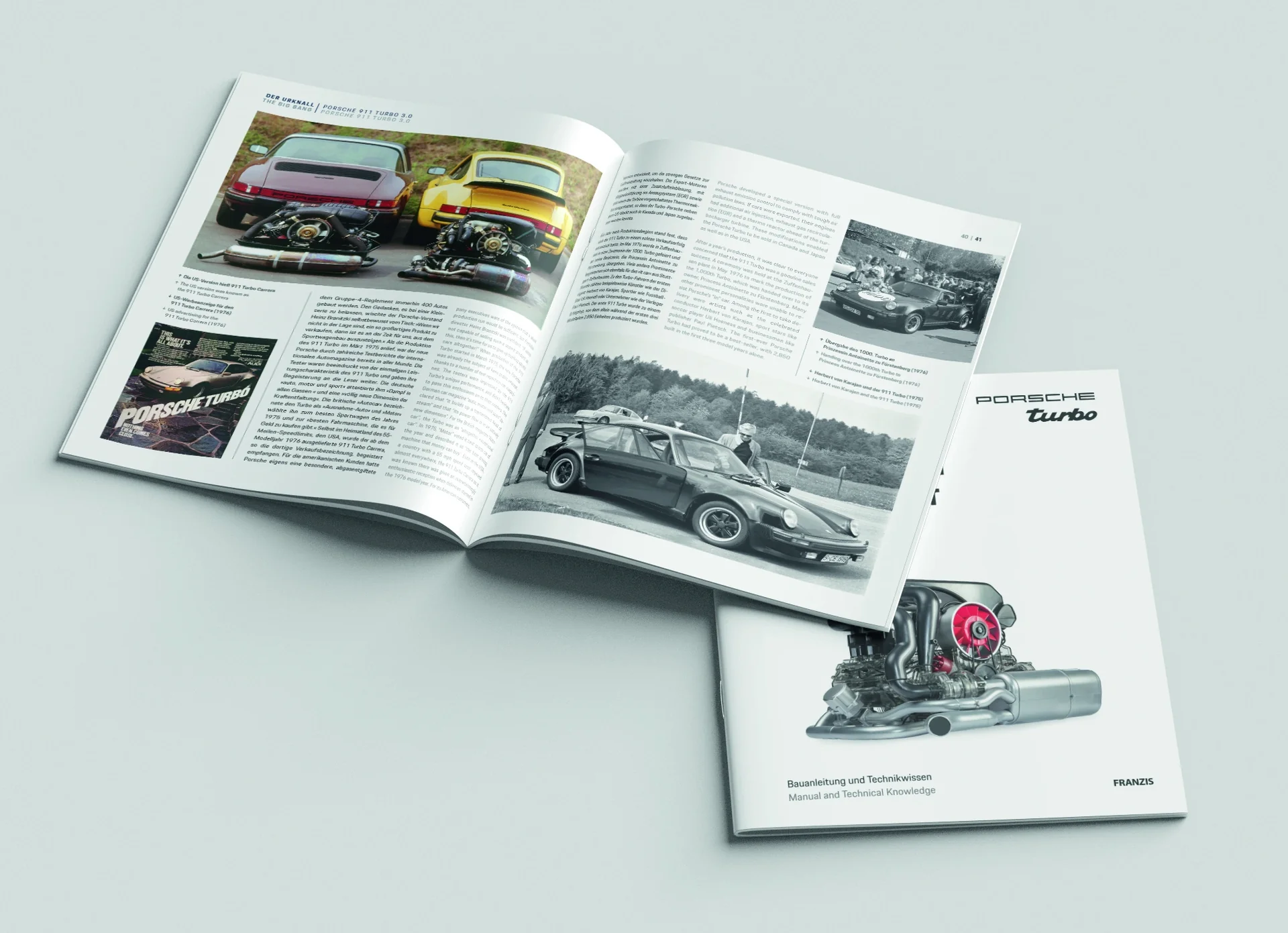 Porsche 911 Turbo, Motorbausatz - 11