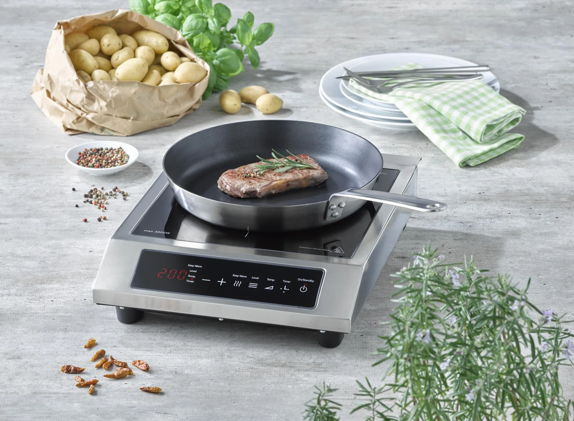 Einzel-Induktionskochfeld - 5