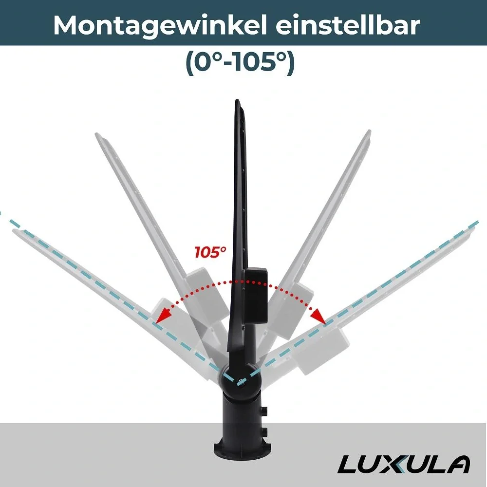 LED-Straßenleuchte 150 W bietet 17500 lm, 5000 K (neutralweiß) & IP65 Schutz - 10