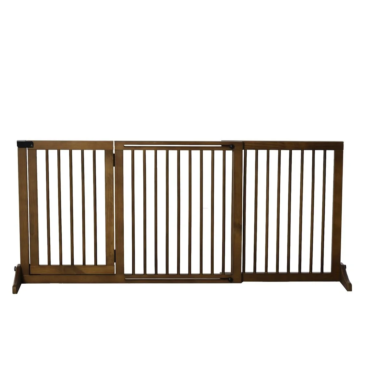 Türschutzgitter für Hunde braun - 4