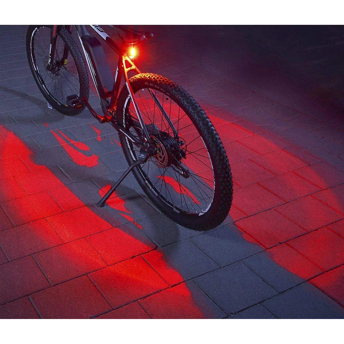 Batterie-Rücklicht Twin 2-in-1 360-Grad-Beleuchtung - 1