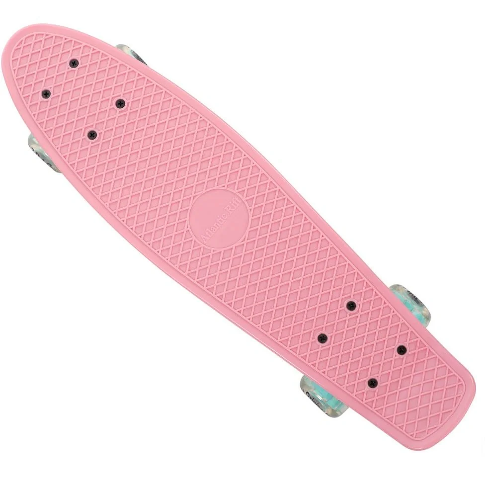 Skateboard mit LED-Beleuchtung - Pink & Mint - 57 cm - 6