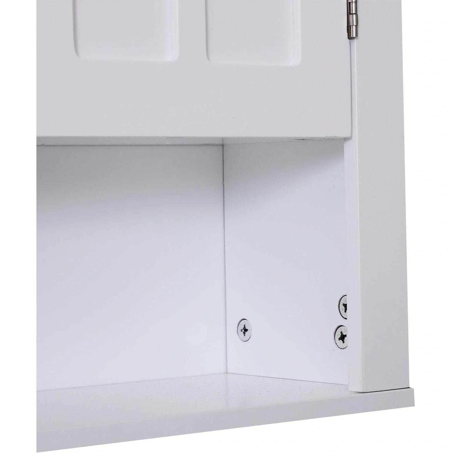 Küchenschrank Hängeschrank Badezimmerschrank Wandschrank Holz Weiß 60 x 19,8 x 58 cm - 8