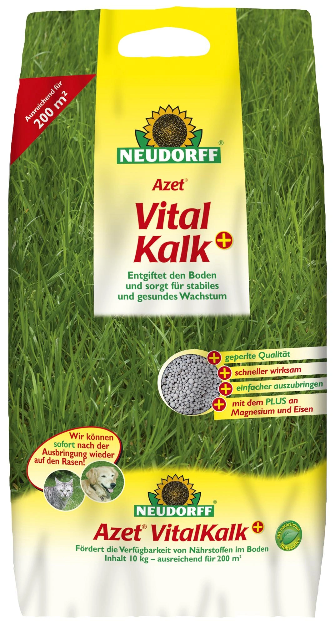 Azet VitalKalk - 10 kg, ausreichend für 200 m² - 1