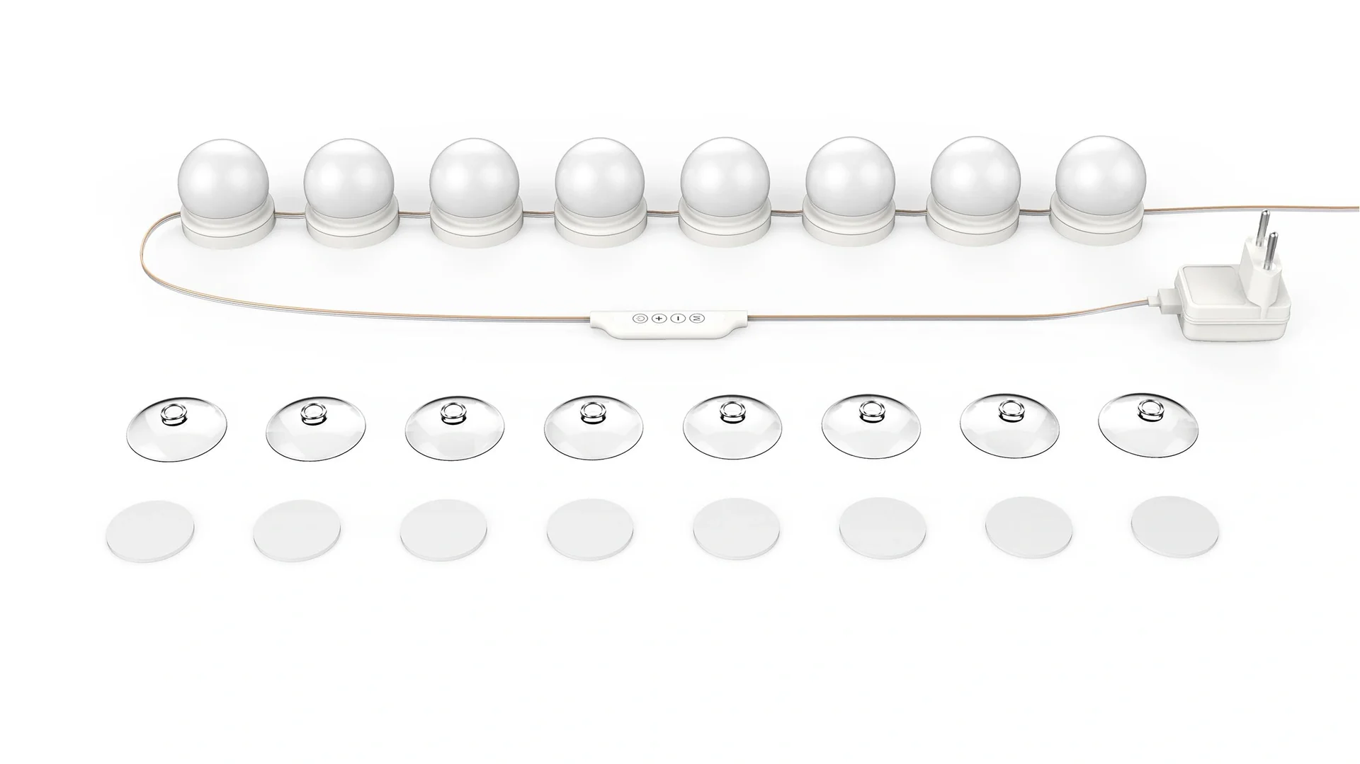 LED Spiegelleuchte Hollywood, dimmbar - 2