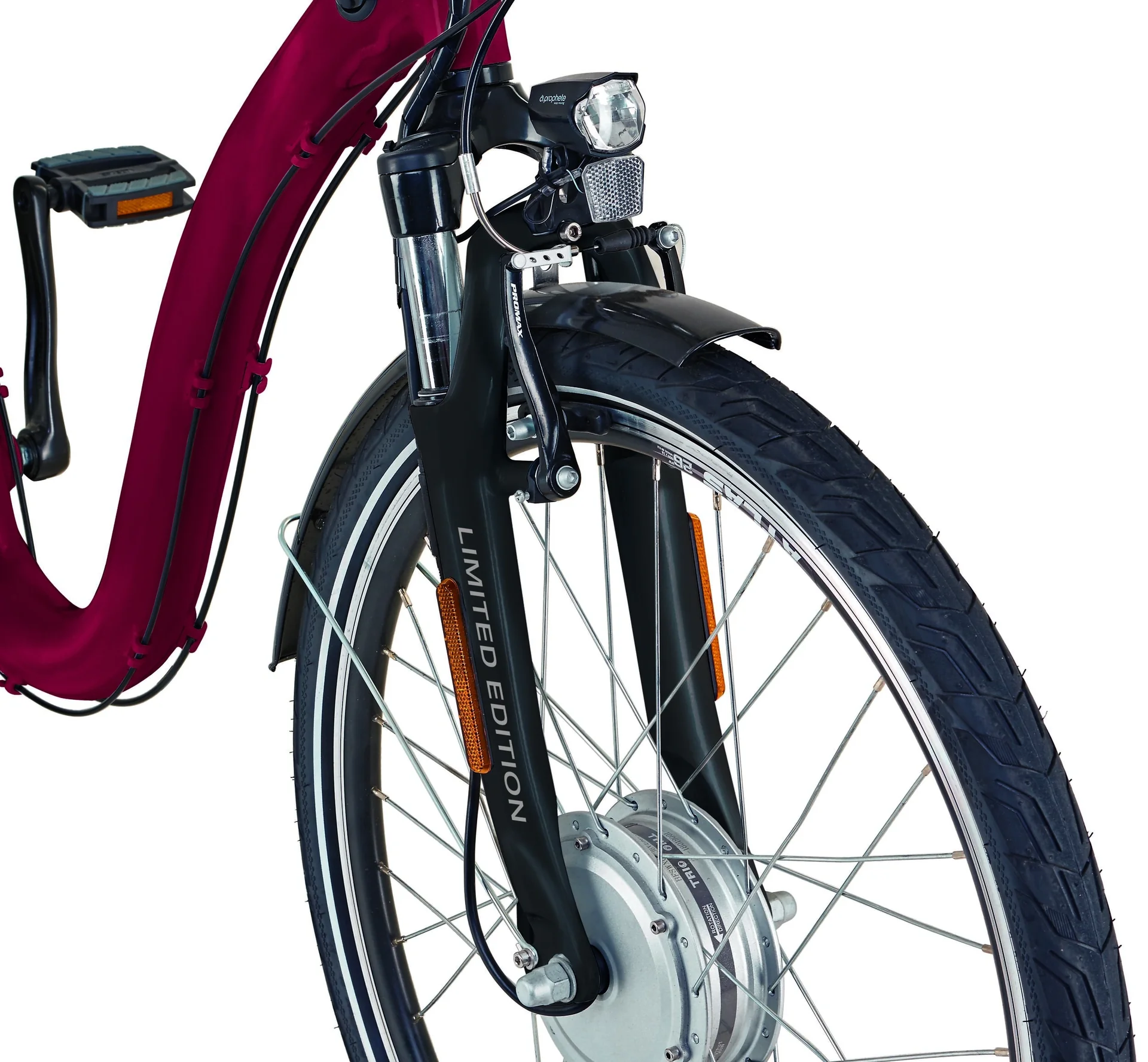 Unisex Alu Rad-Roller 3in1, Fahrrad - E-Bike - E-Roller, 26 Zoll, Rahmenhöhe 46 cm,3 Gang Nabenschaltung, City Comfort - 8
