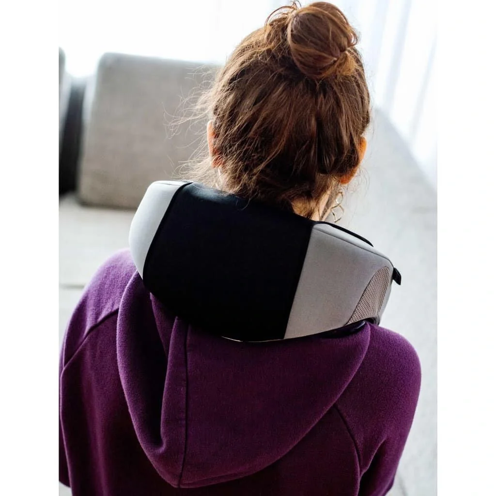 Nackenmassagegerät mit Lautsprechern NM A90 schwarz und grau - 8