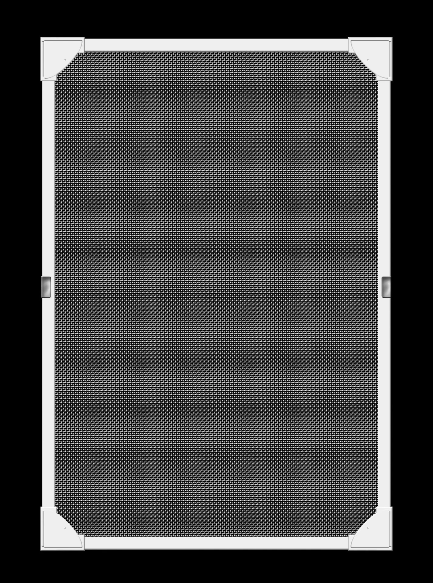 Fliegengitter für Dachfenster mit Magnetrahmen, Farbe weiß, 80 x 140 cm - 5