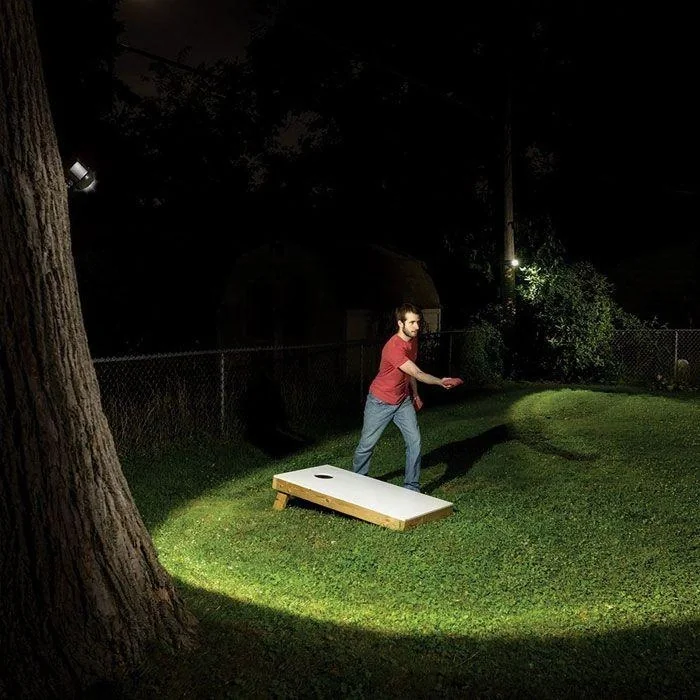 LED Scheinwerfer MB390 mit Bewegungsmelder 2er Pack braun 400Lumen IP66 - 6