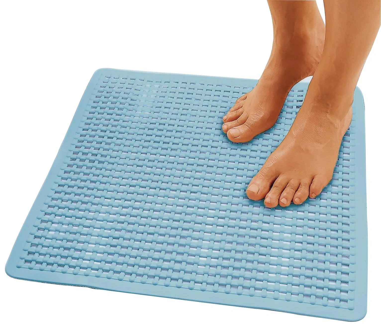 Duschmatte blau, 52 x 52 cm - 1