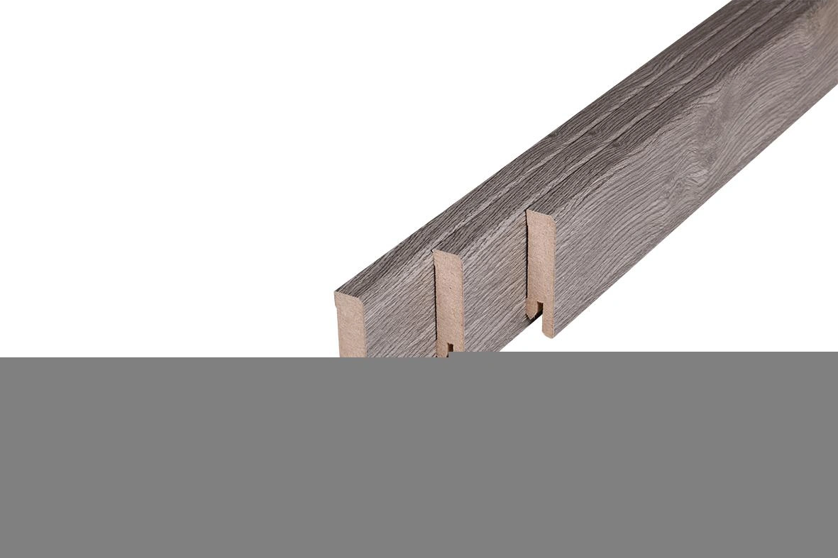 MDF-Laminatleist Grey Oak 15 x 60 x 2400 mm - 1