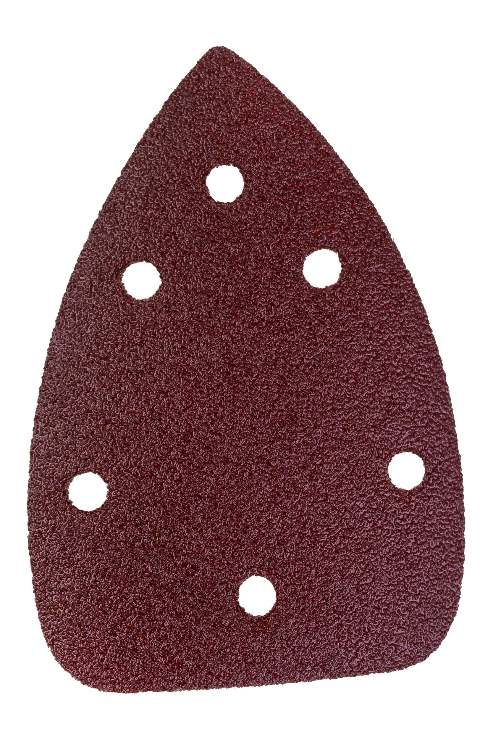 Schleifdreiecke, Korn 80, 140 x 140 x 8 mm, 5 Stück - 2