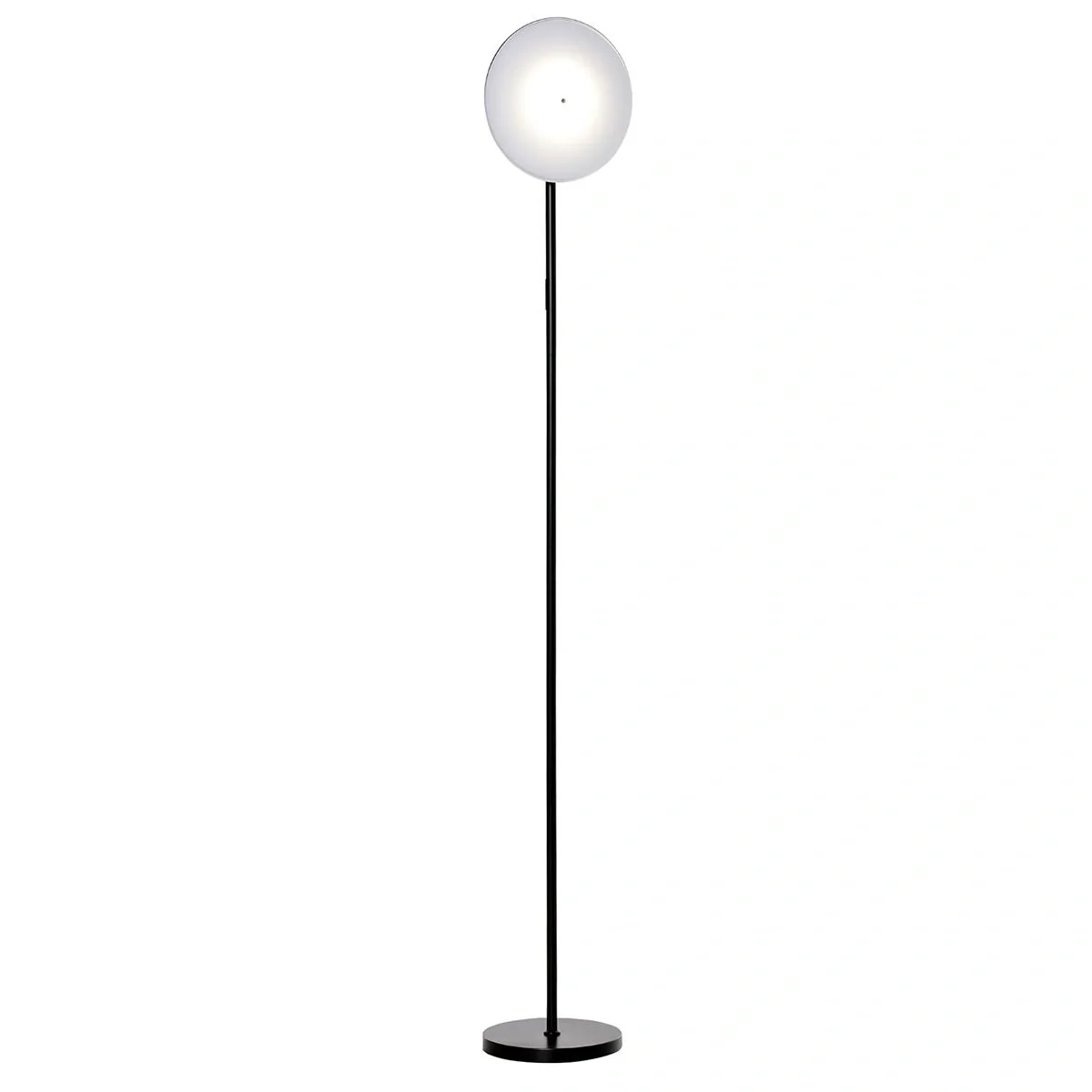 Stehlampe mit LED um 90 Grad verstellbar abnehmbarer Lichtmast Lampe Metall Acryl Schwarz Ø28 x 171,5 cm - 4