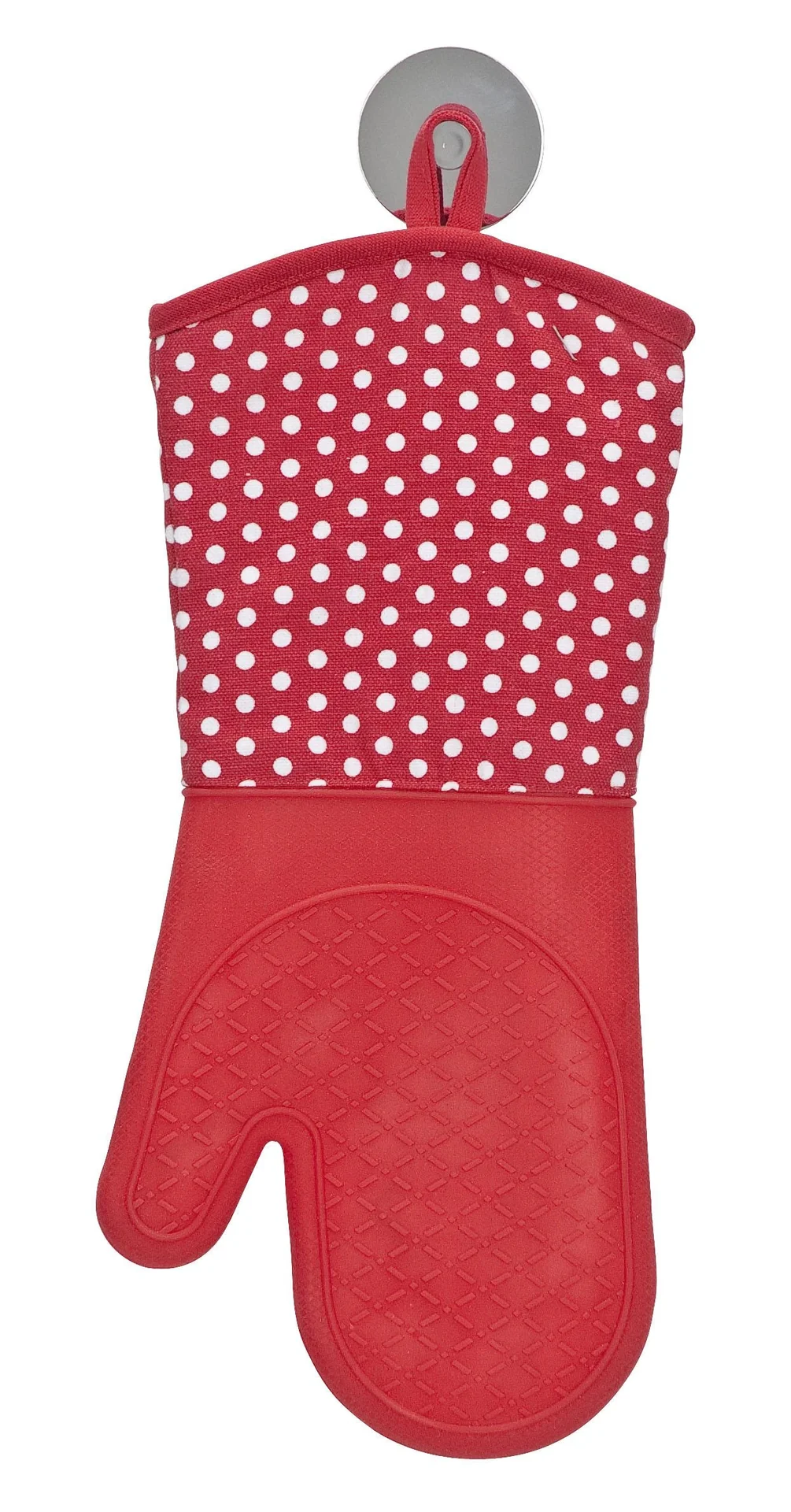 Topfhandschuhe Silikon Rot 1 Paar - 4