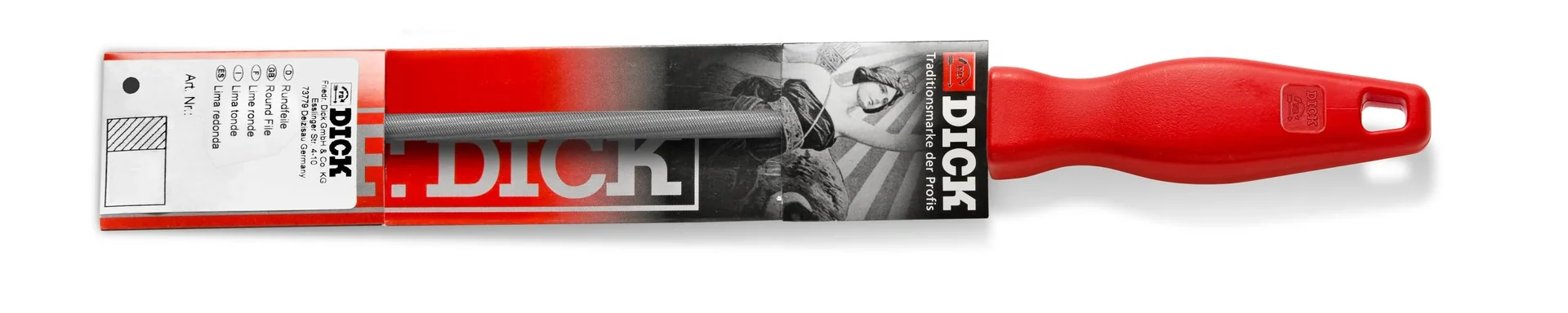 Werkstattfeile rund 200mm, Hieb 2 - 2