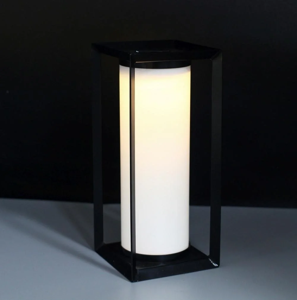 LED Solar Laterne im eleganten Schwarz - 2