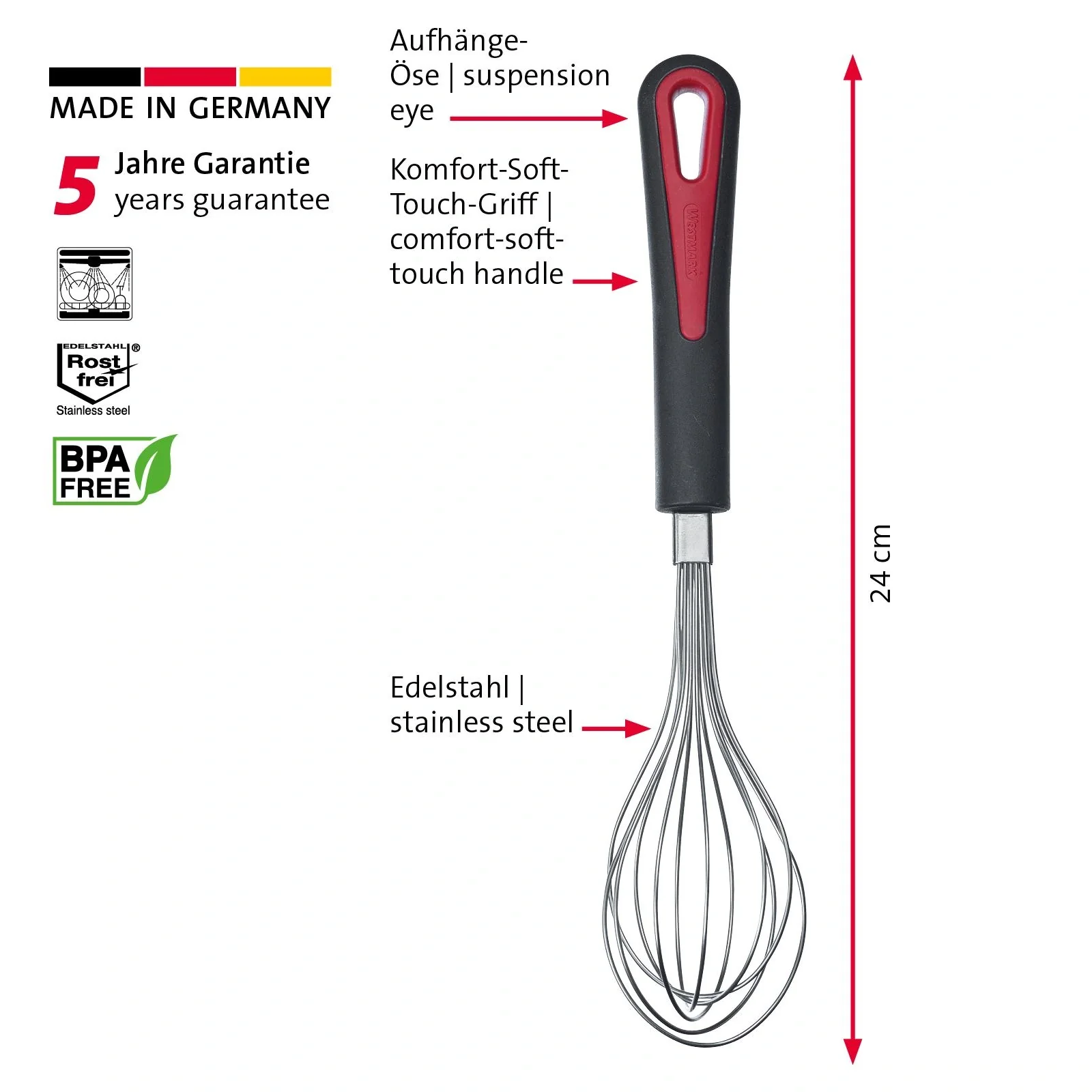 Schneebesen "Gallant", Mini, 24 cm - 6