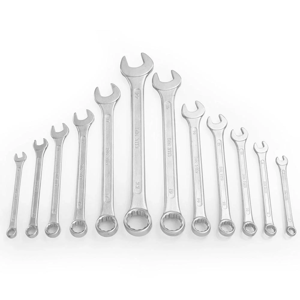Kompletter 12-teiliger Maulschlüsselsatz - Chrom-Vanadium - 6-22mm - 3