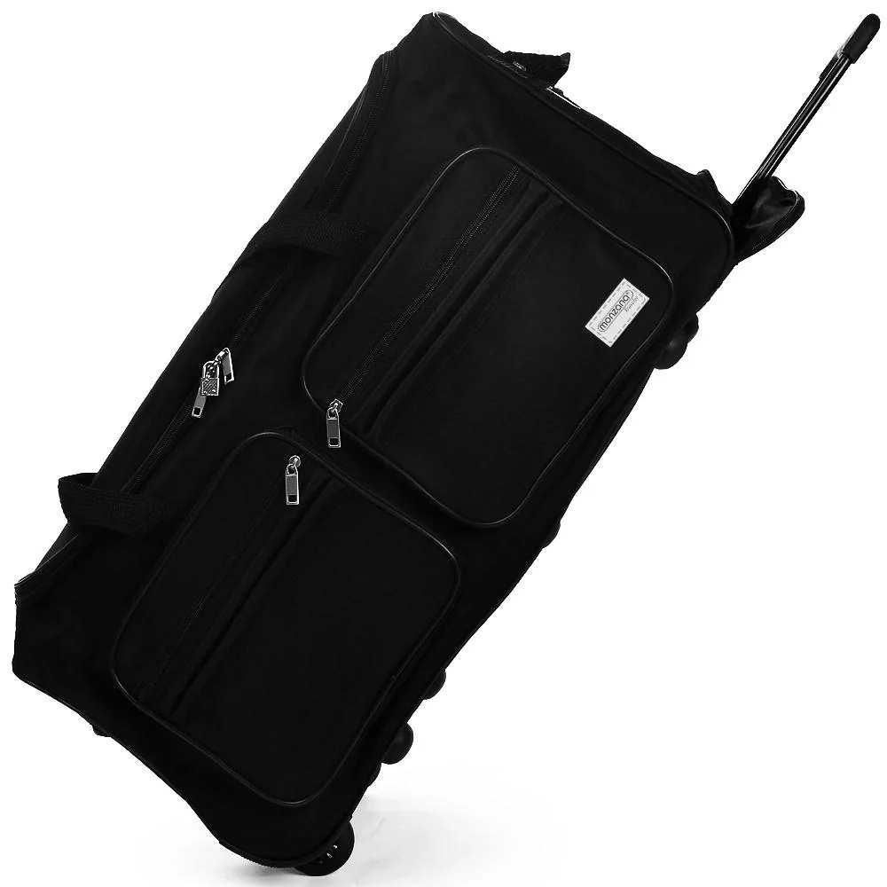 Reisetasche mit Trolleyfunktion - 100L - Schwarz - 6