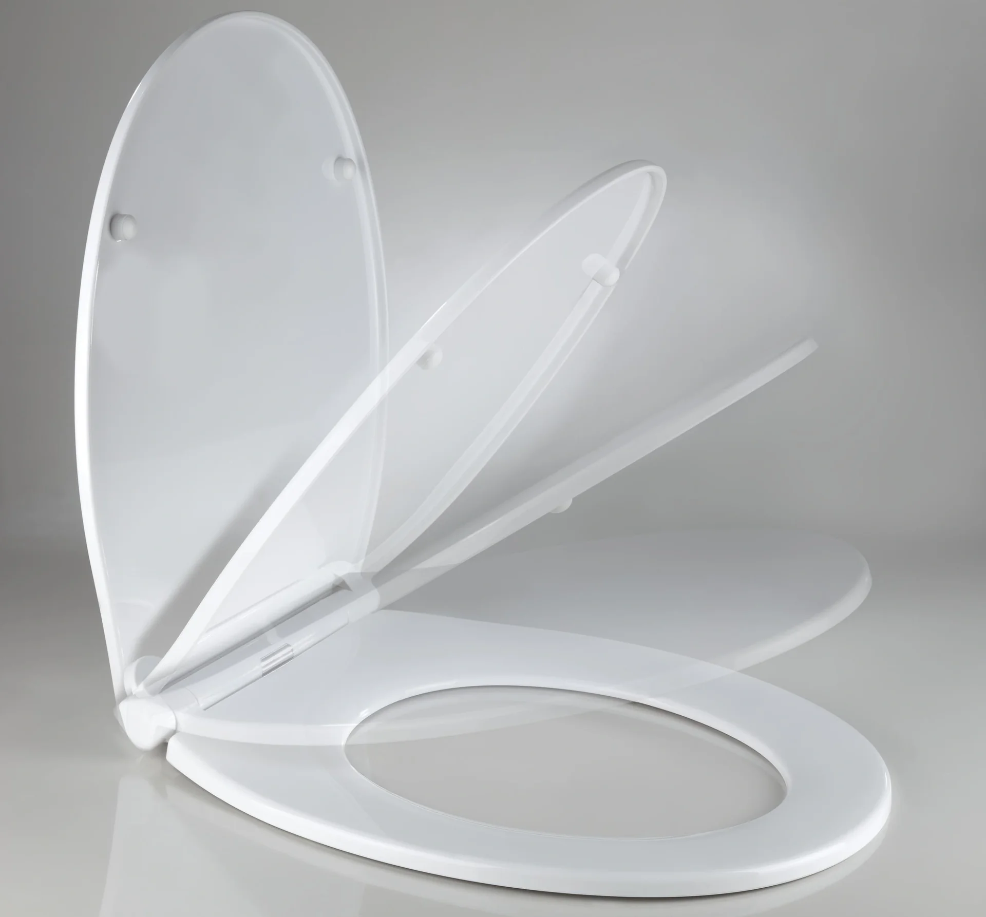 WC-Sitz mit Absenkautomatik, weiß - 9