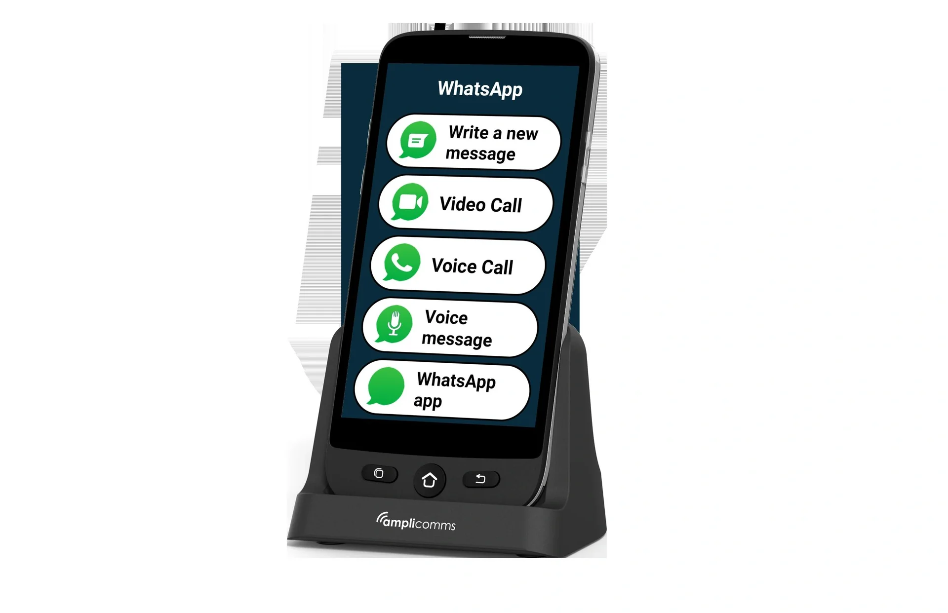 Senioren Smartphone M510-C mit Ladeschale, SOS Armband und Schutzhülle - 10