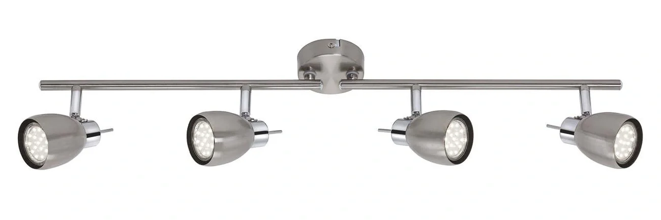 LED Deckenleuchte, 12 Watt, GU10, matt-nickel - 2