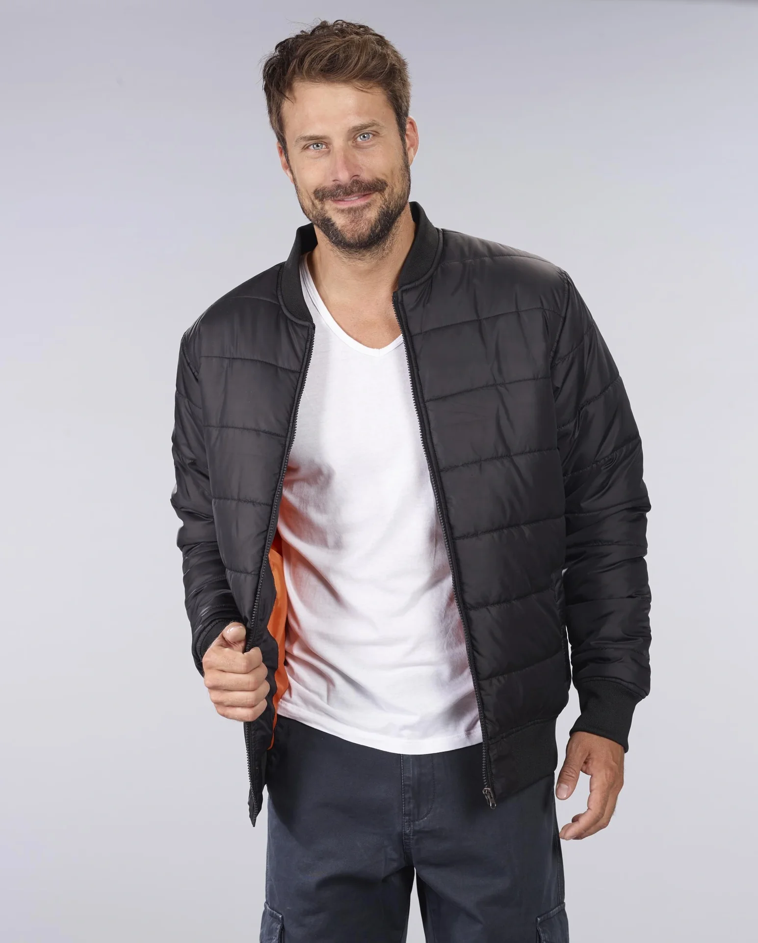 Bomberjacke AF1, Farbe schwarz, Gr.L - 8