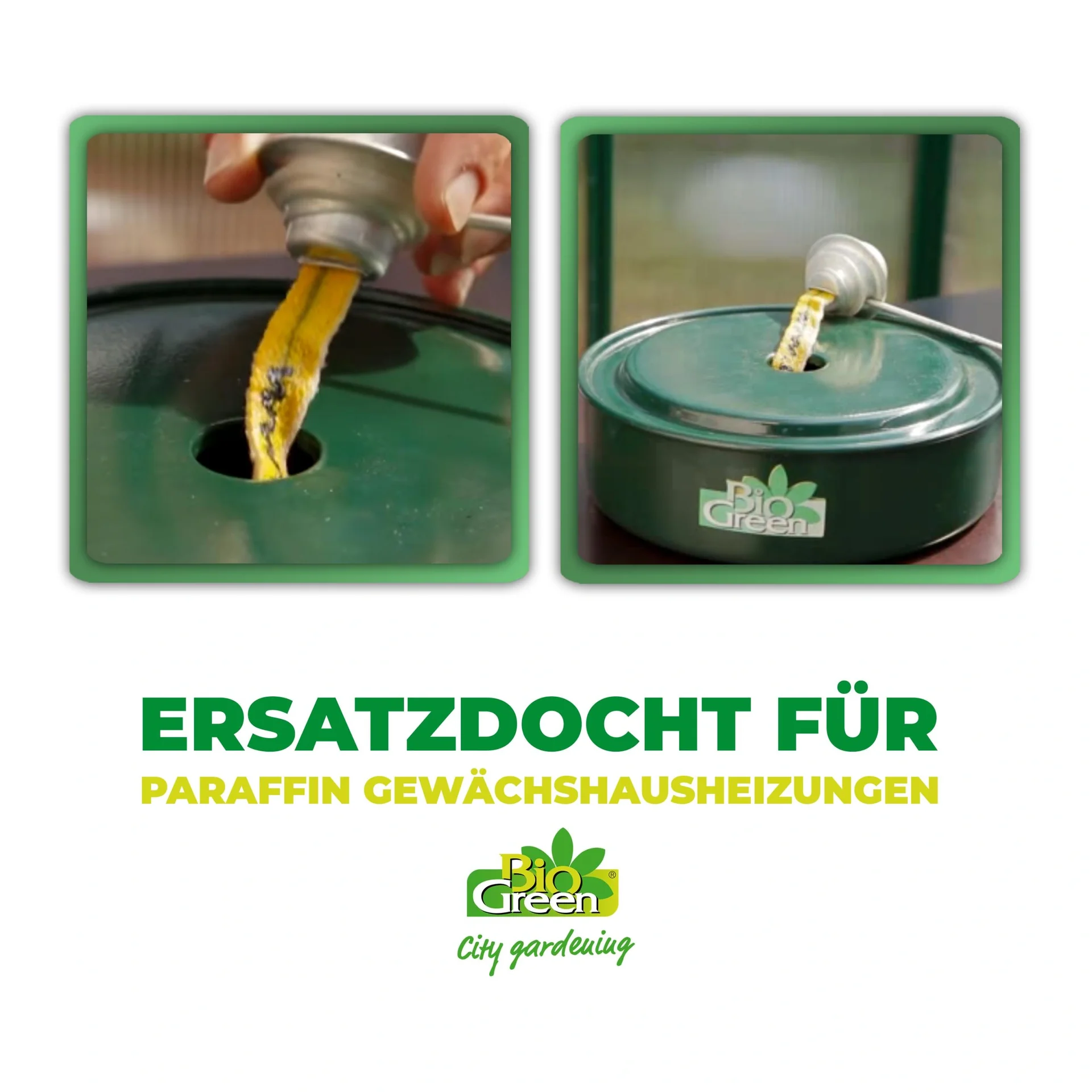 Ersatzdocht für Paraffin Gewächshausheizungen Warmax "Mini" und "Antifrost", 2 Stück - 3