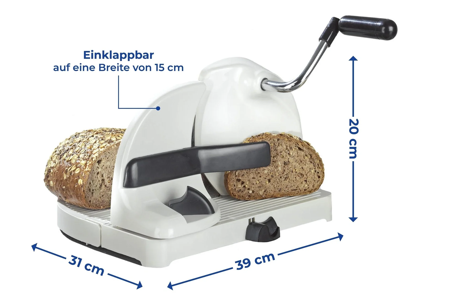 Brotschneidemaschine mit Handkurbel - 9