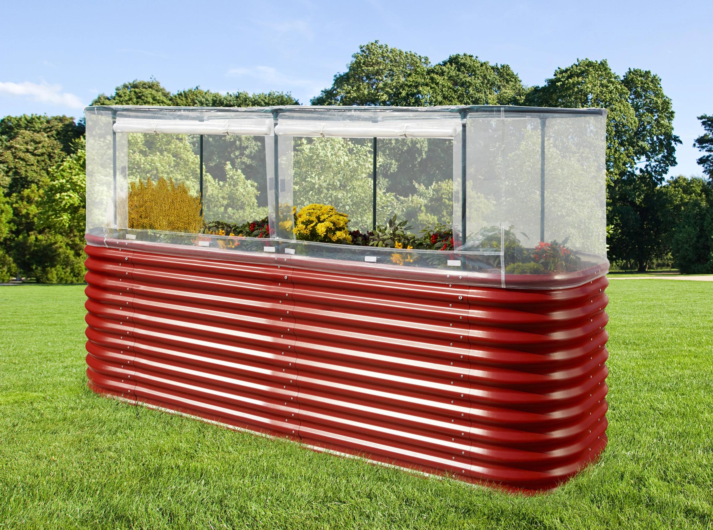 Abdeckung Hochbeet Basic 858 plus Erweiterung - 3