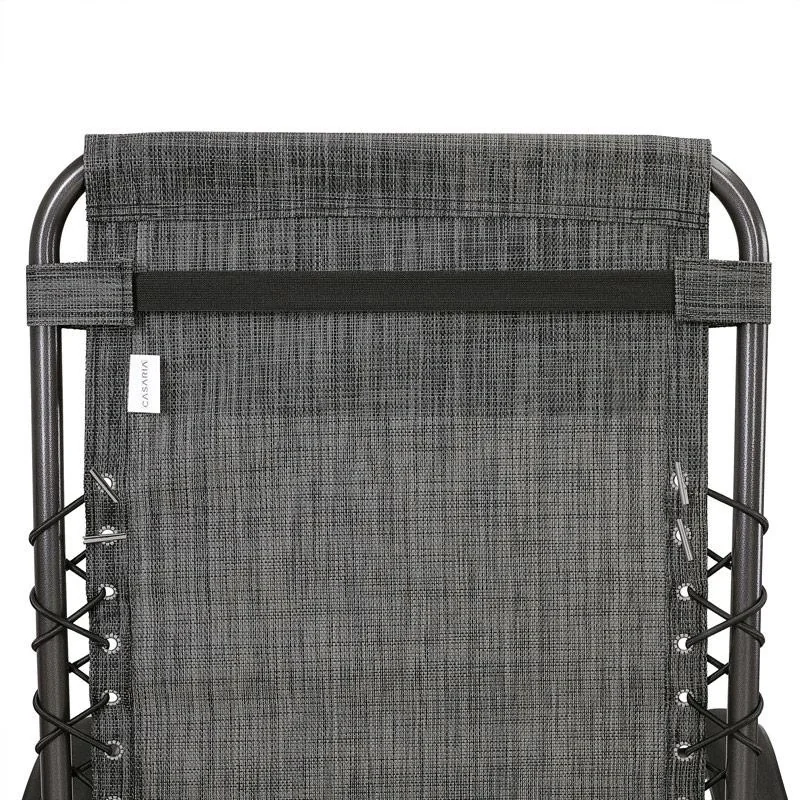 Luxusliege anthrazit 165x65x113cm - 5